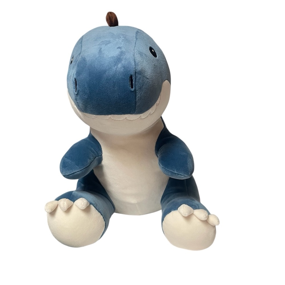 Soft Cuddly Plush Blue Dinosaur - Picture 2 of 8